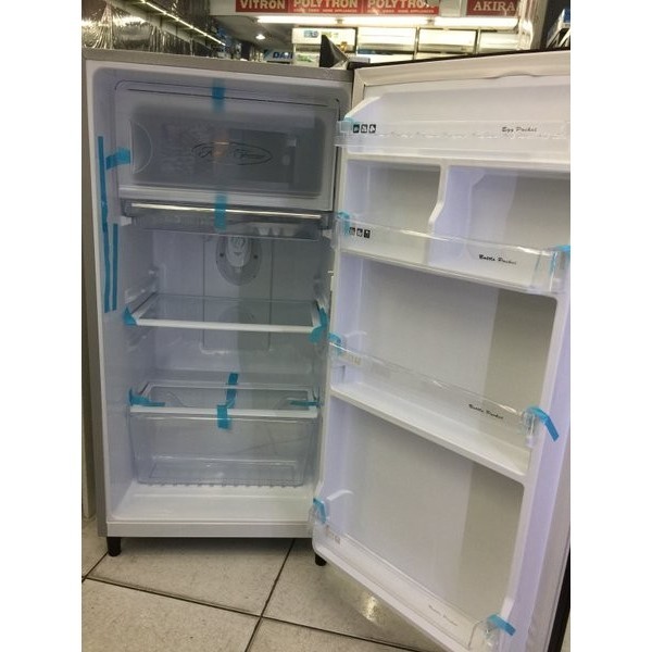 Kulkas 1 Pintu POLYTRON PRA 16 PL BELEZA Glass Door 160 Ltr Pintu Kaca