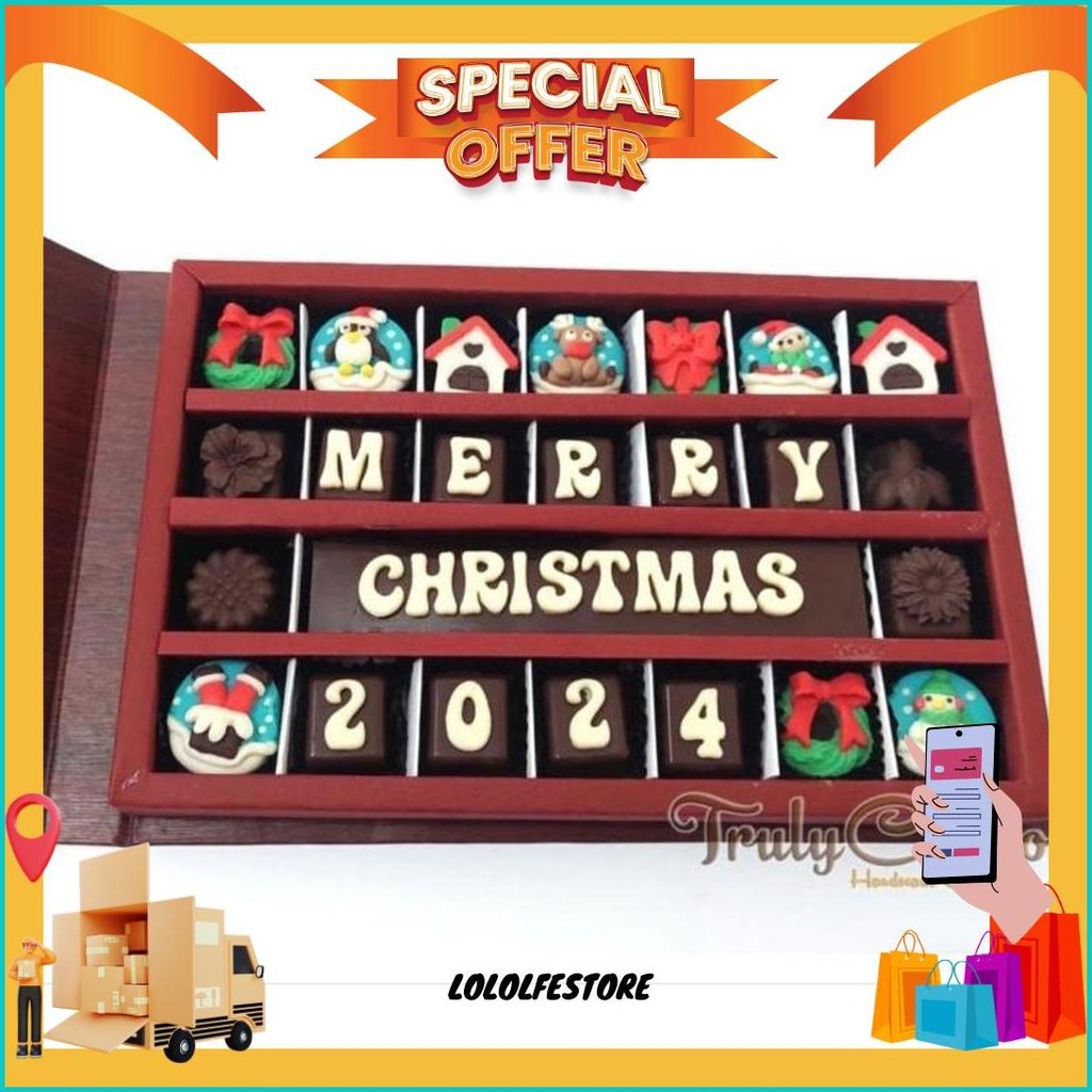 

Kado Hampers Natal Special 2024 Coklat Trulychoco Isi 15-28 Gratis Ongkir