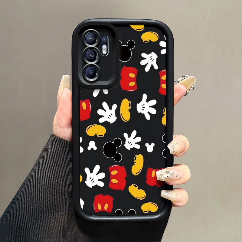 Casing Hp OPPO Reno 6 Case Casing pelindung silikon HP Kesing lunak baru Softcase Mouse layar penuh