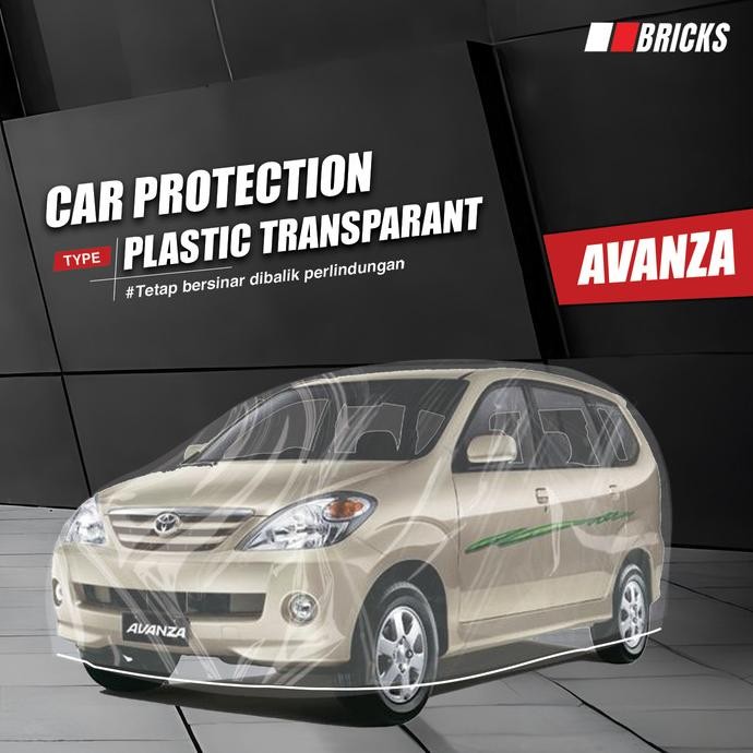 Avanza Body Cover Mobil Plastik Avanza Sarung Mobil Transparan