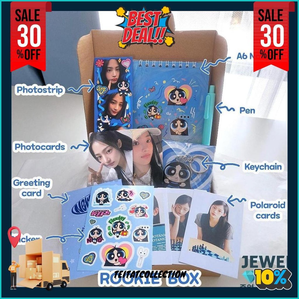 

Newjeans Ppg Gift Box / Hampers New Jeans Bunnies Member Danielle Haerin Hanni Hyein Minji Termurah Banget