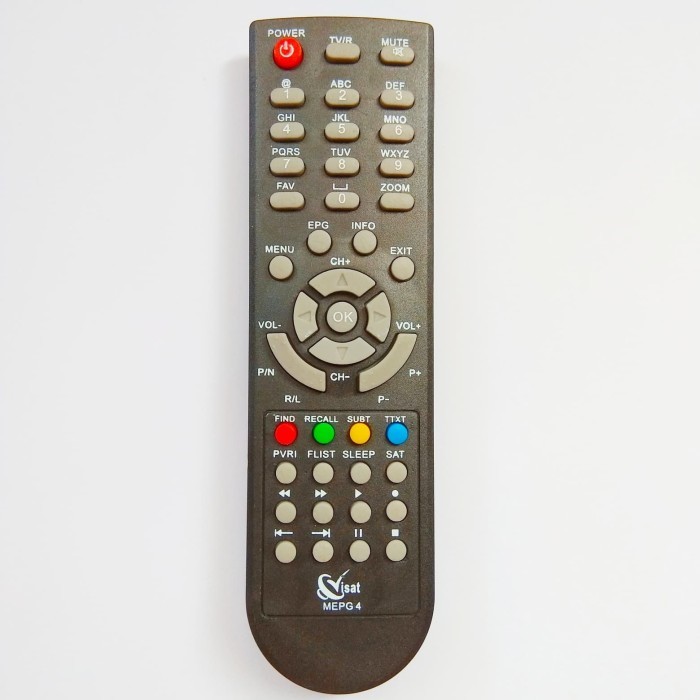 REMOT/REMOTE RECEIVER PARABOLA VISAT HD MPEG4 MPEG-4