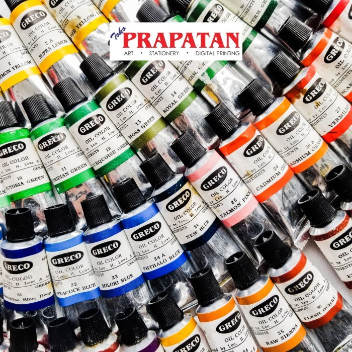 

Greco Oil Color / Oil Colour / Cat Minyak Greco 21ml (Kategori 1)