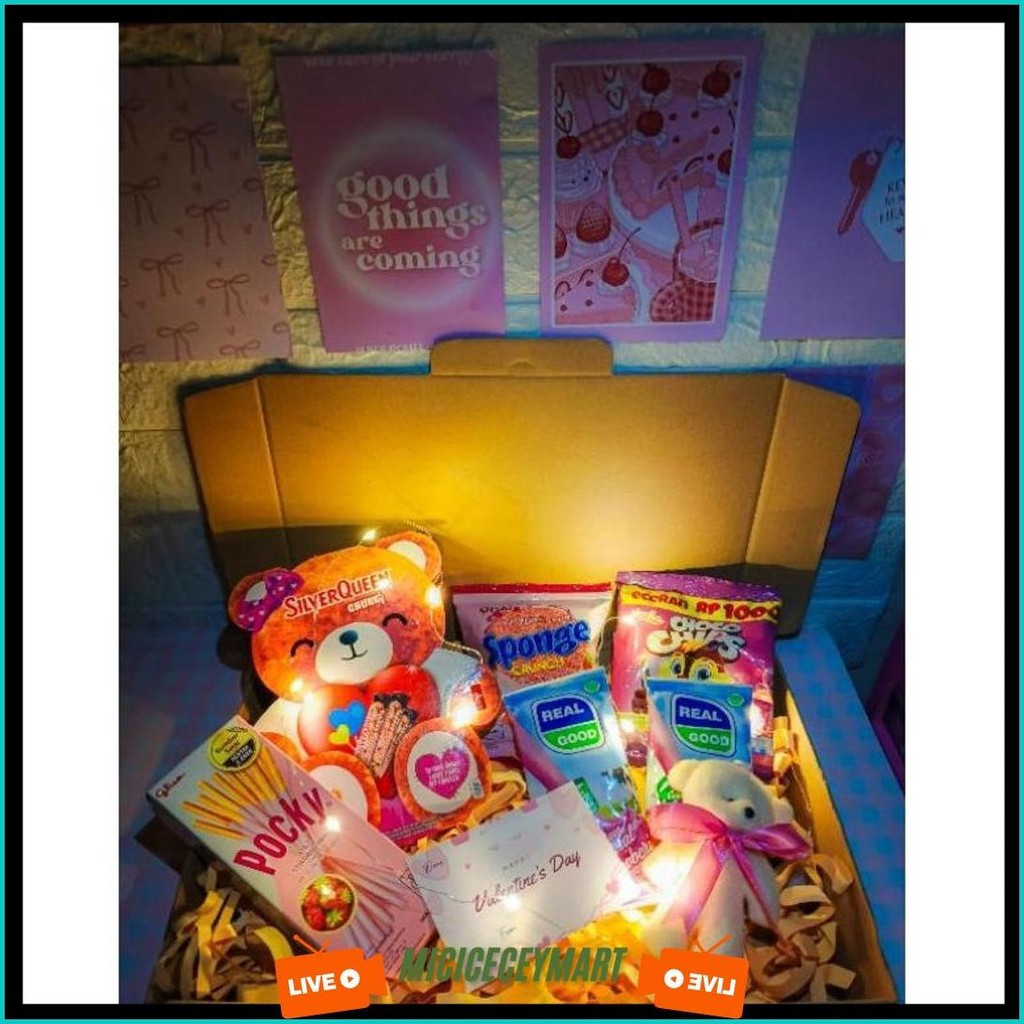 

(Bisa Cod) Hadiah Hari Valentine/Hampers Hari Valentine/Buket Valentine Coklat Termurah Banget