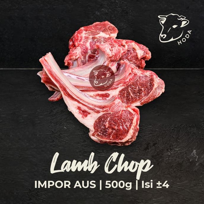 

Australian Lamb Chop Steak 500gr / Daging Iga Domba Muda Australia