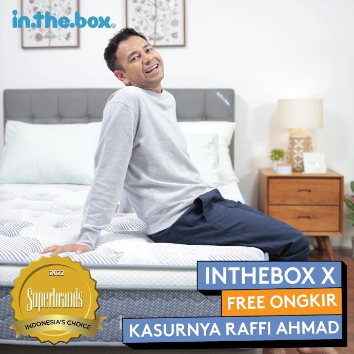 Kasur Springbed Inthebox X Ukuran 140X200 - Free Bantal
