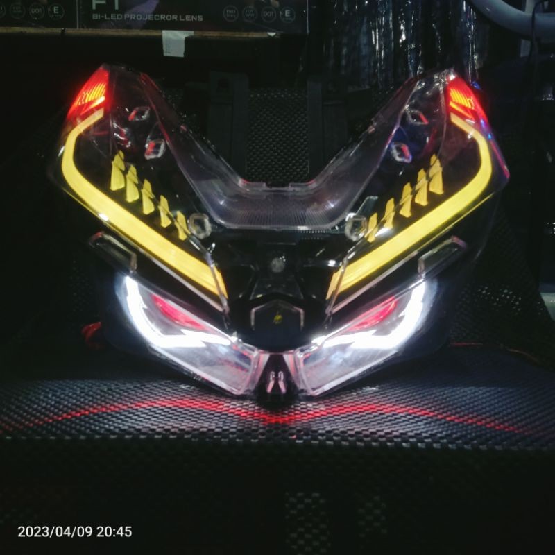 LAMPU PROJIE BILED AES WST VARIO 150/125 New sepaket headlamp original