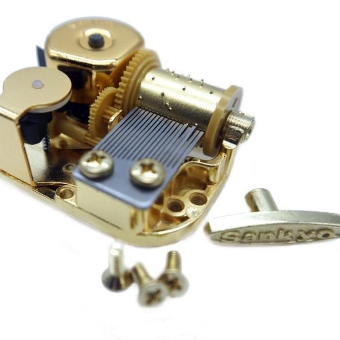 music box sankyo movement original mesin kotak musik JS01