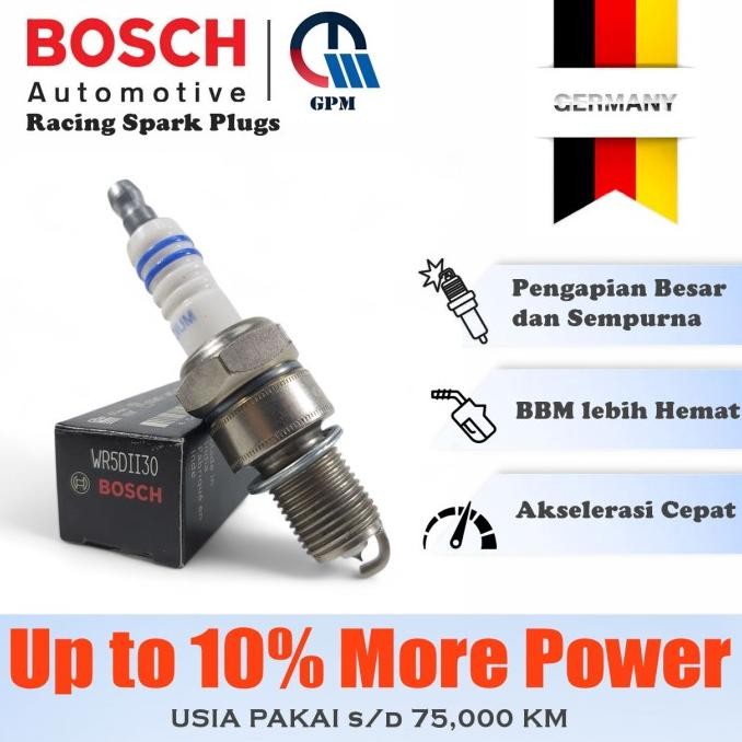 BEST SELLER BUSI IRIDIUM BOSCH NINJA R, NINJA RR, SATRIA 2 TAK, RXZ, NSR150, NSR SP, NSR RR, TIARA, 