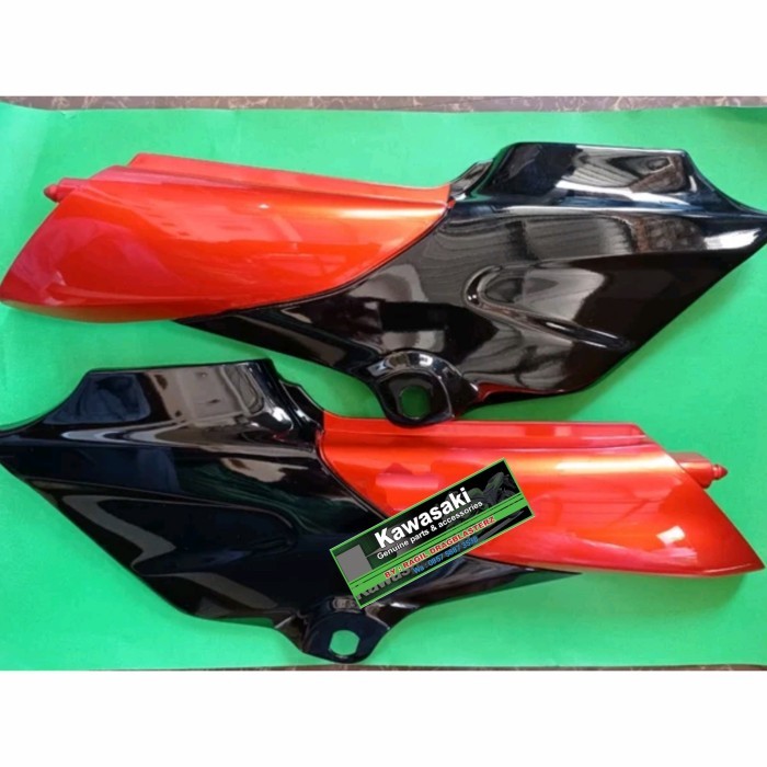 cover aki cover body tengah ninja ss orange original Kawasaki