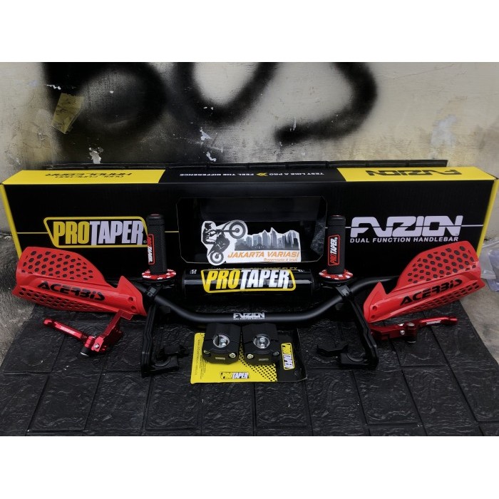 stang protaper fuzion crf 150l klx d-tracker set handgruad acerbis