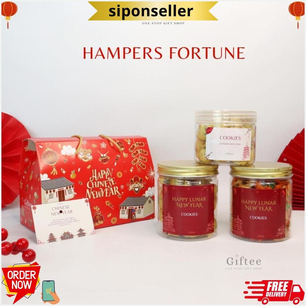 

Hampers Fortune Snacks Imlek Premium Paket 2 Jar Mix Nut Soes Cokelat Makanan Kue Kering Cookies Premium Kemasan Toples Snack Mewah Gift Box Kado Hadiah Bingkisan Parcel Souvenir Sincia Gong Xi Fa Cai Lunar Tahun Baru Chinese New Year By Giftee Id Bisa