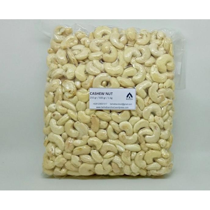 

THEO RAW CASHEW NUT WHOLE 1 KG / GR / 250 GR KACANG METE MEDE MENTAH