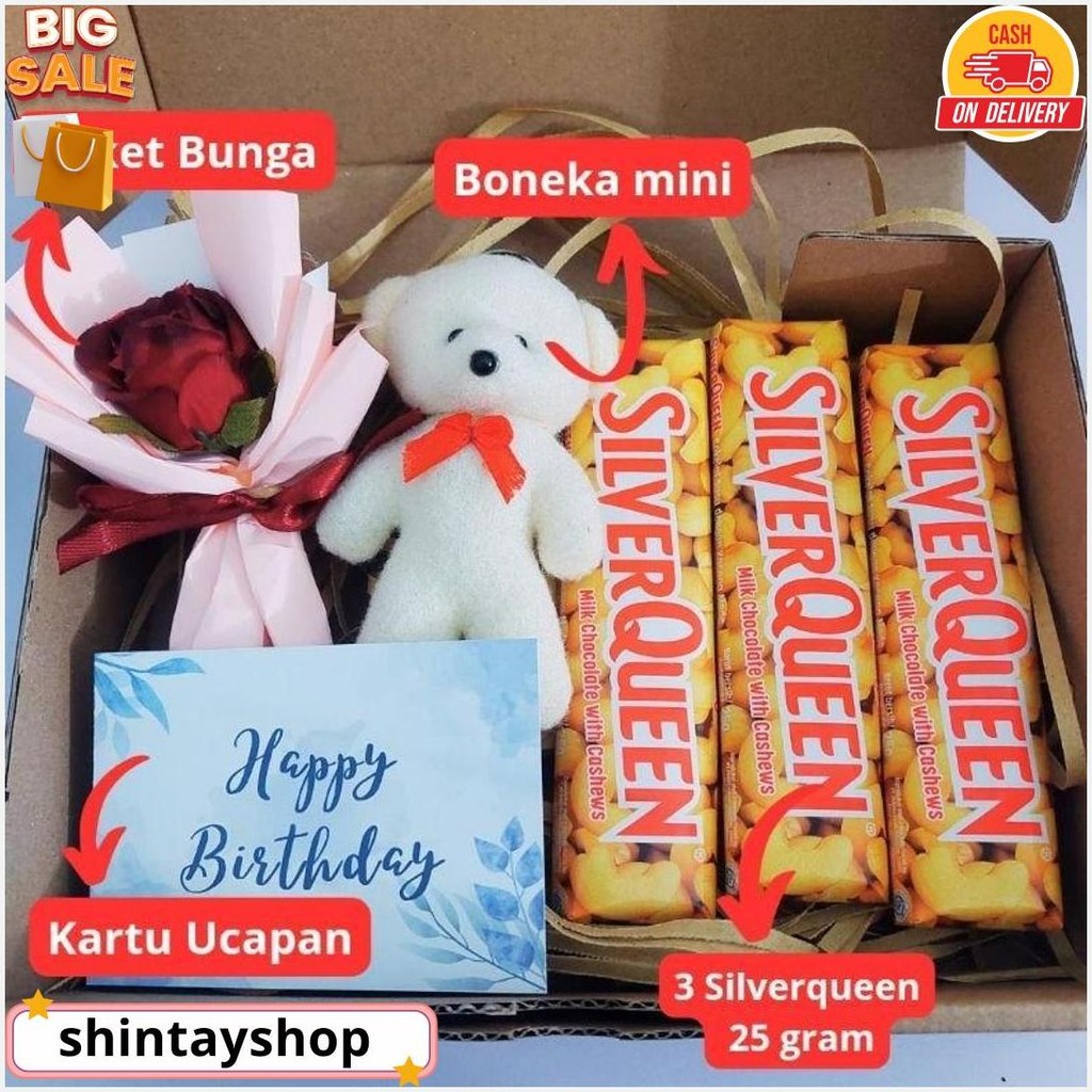 

Dream - Hampers Box Ulang Tahun Valenteine Hampers Coklat Snack Bisa Cod