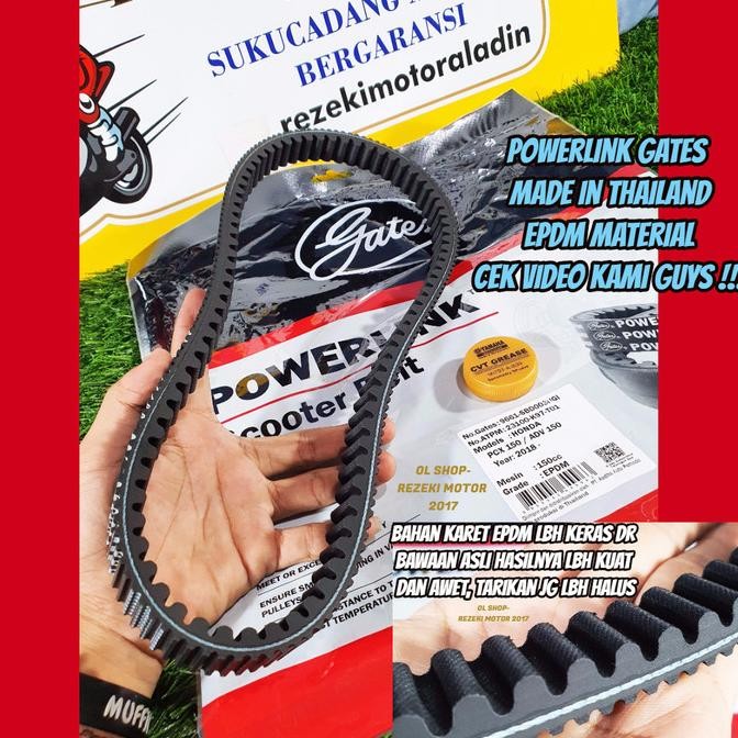 Van Belt V Belt Honda Vario 150 Pcx 150 Lokal Asli Ori Gates Thailand