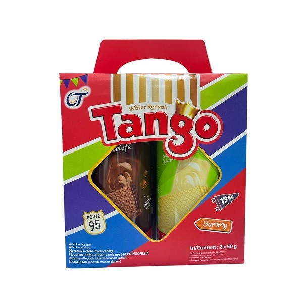 

TANGO WAFER DUO CHOCOLATE & COCONUT GIFTPACK 2 X 50 GR