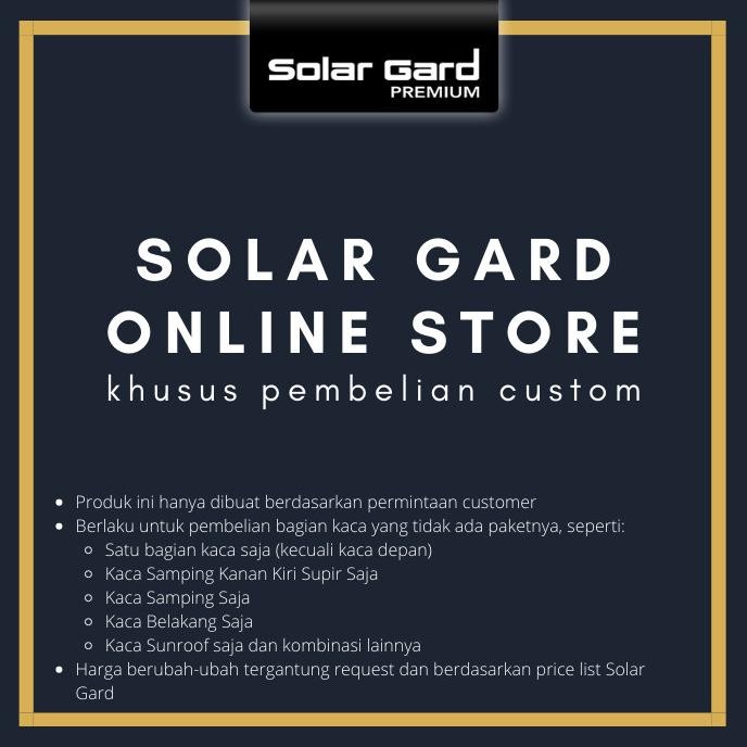 Kaca Film Solar Gard Untuk Custom