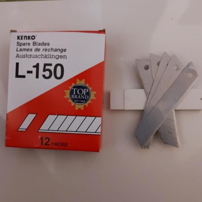

Discount Refill / Isi Cutter Besar Kenko L 150 , Blade L 500 (12 Pcs) Neo