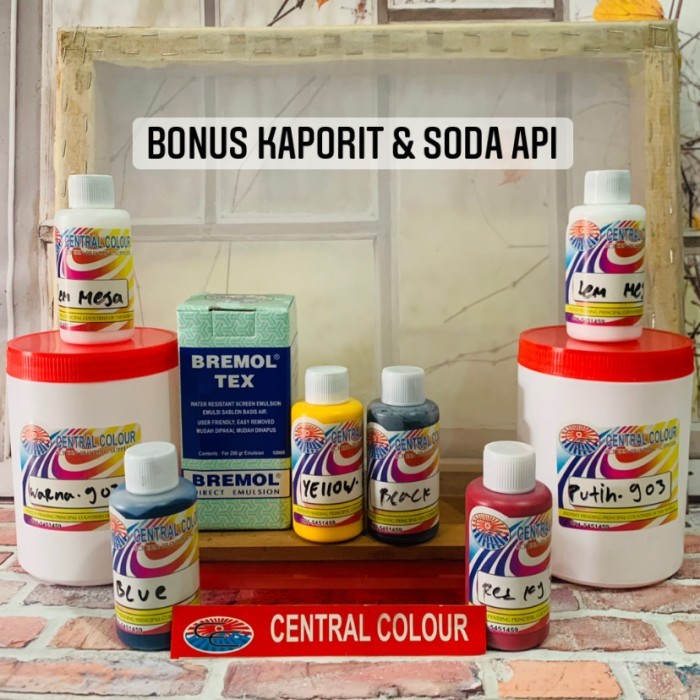 

TERLARIS! Paket Alat Sablon Pemula Pasta Rubber 30x40 T54