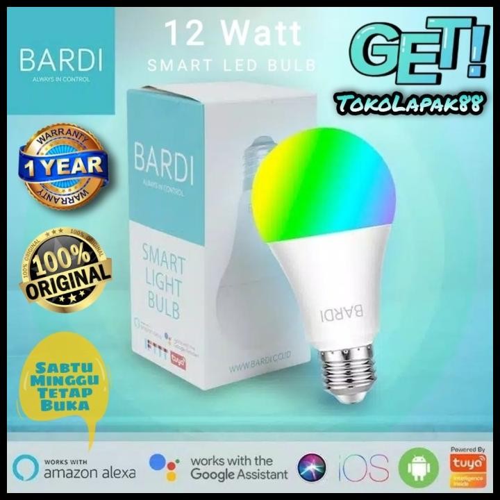 Promo Bardi Smart Led 12W / 9W / 7W Lampu Bardi Smart Light Bulb Good Quality