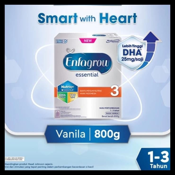 

terbaru !!! enfagrow essensial 3 dan 4 vanila 800gr ready