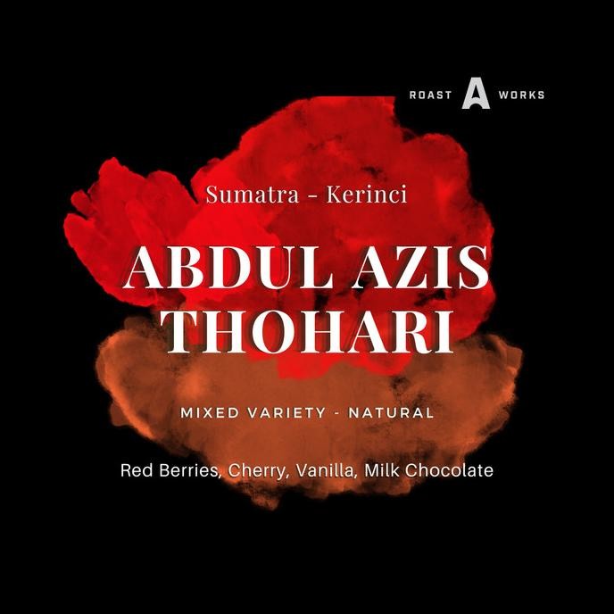 

Sumatra Kerinci Abdul Azis Thohari Mixed Variety Natural (Filter) - A Roastworks - Biji Kopi