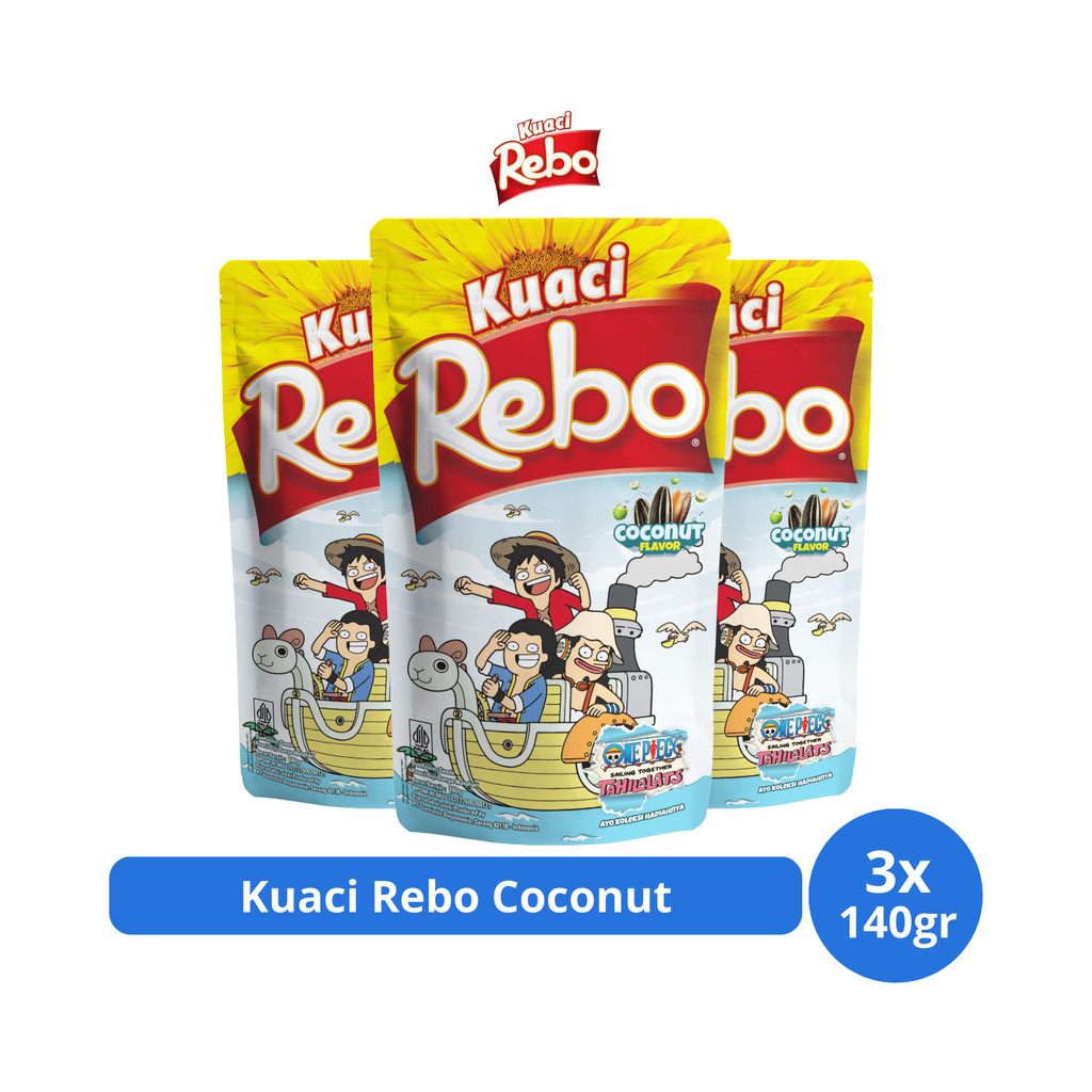 

Kuaci Rebo Coconut 140gr x 3 pcs