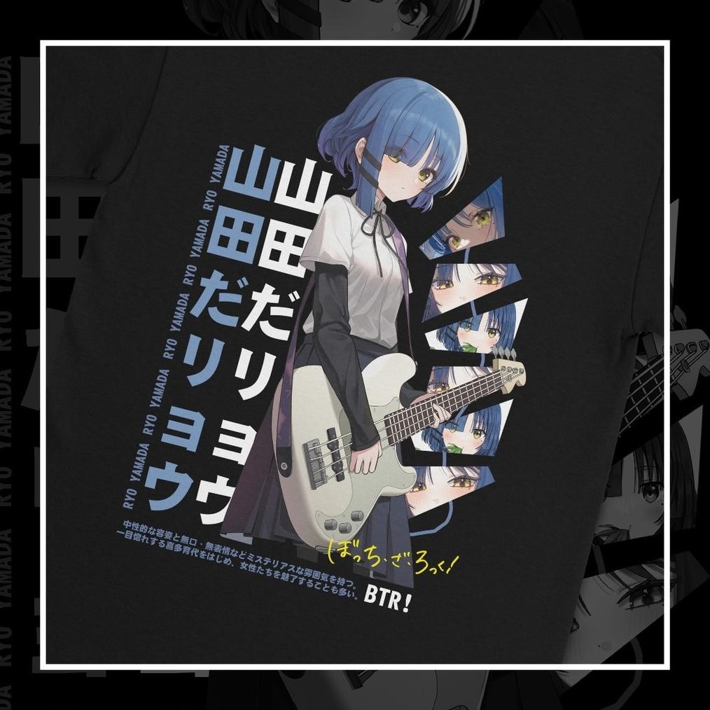 Terbaru Kaos Anime Bocchi The Rock Ryo Yamada Kaos Distro Viral