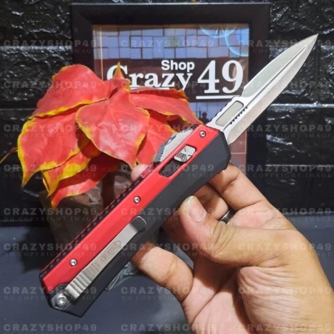 Pisau Survival Automatic Microtech M390 / Pisau Berburu / Survival Kit Terlaris