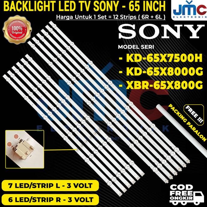 SIAP KIRIM BACKLIGHT TV SONY KD-65X7500H 65X8000G XBR-65X800G LAMPU BL KD65X7500H