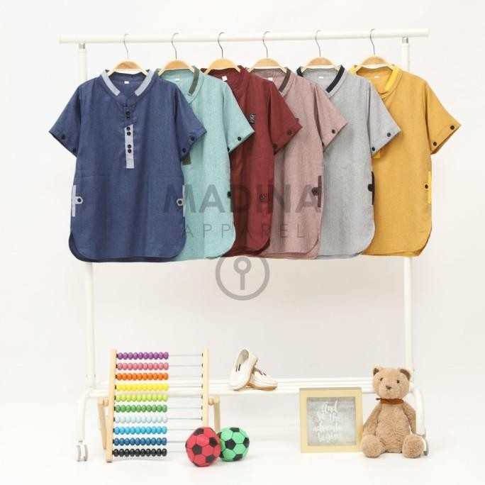 BAJU KOKO ANAK LAKI-LAKI 4-12 TAHUN