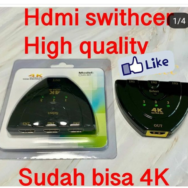 HDMI Switch 3port 4k TV HDMI Switcher (3input 1output) 4k*2k