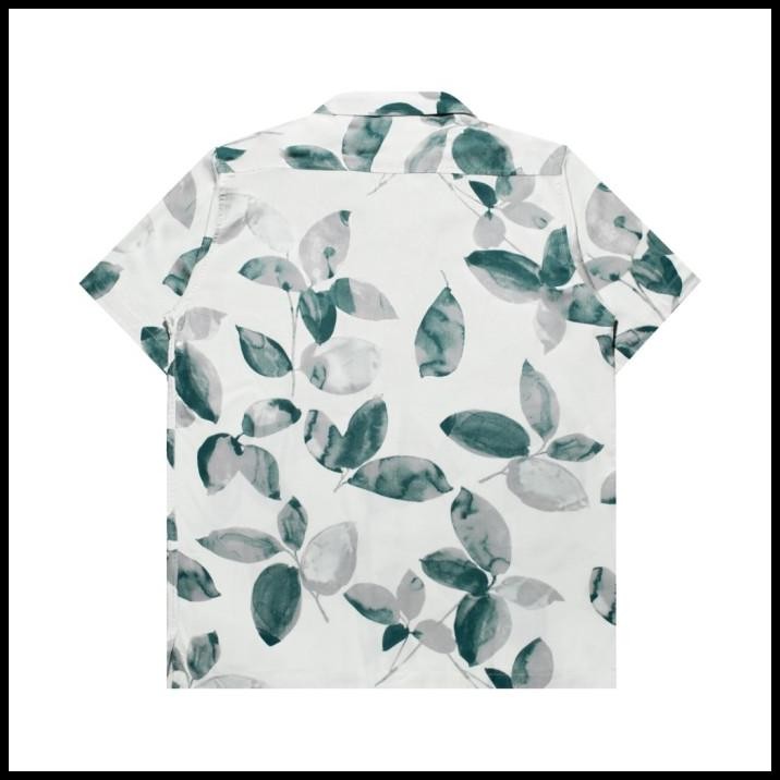 M231 Kemeja Pria Hawai Printing Hijau 3179B Best Seller