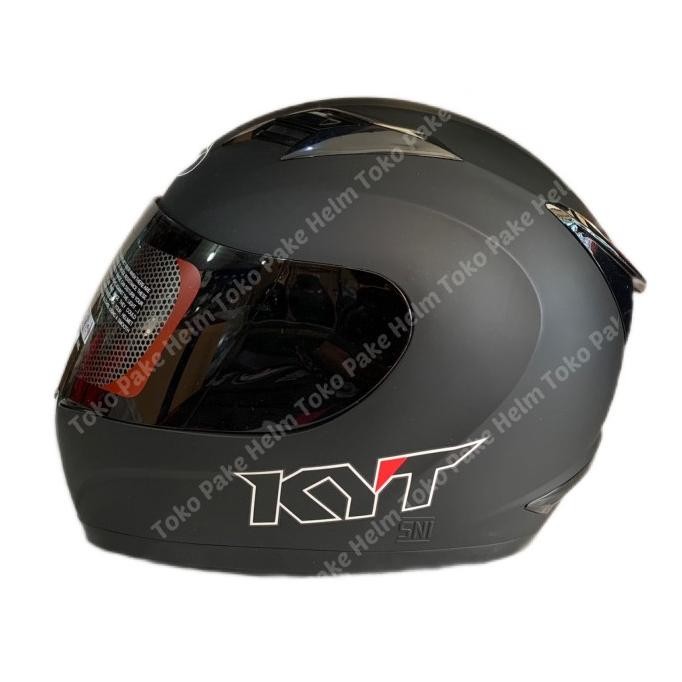 Helm Kyt R10 Black Doff Full Face