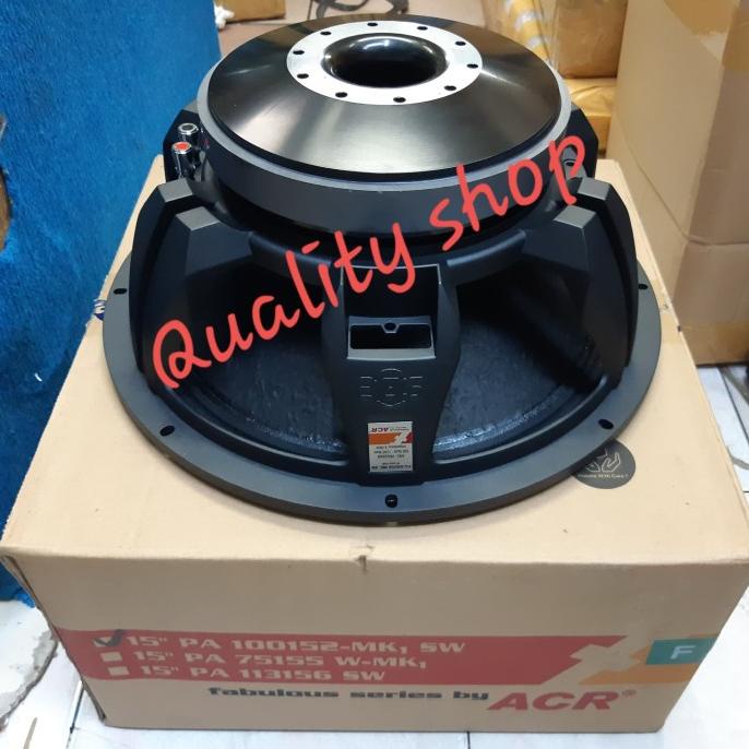 NEW SPEAKER SUBWOOFER ACR PA 100152 MK I SW FABULOUS 15 INCH