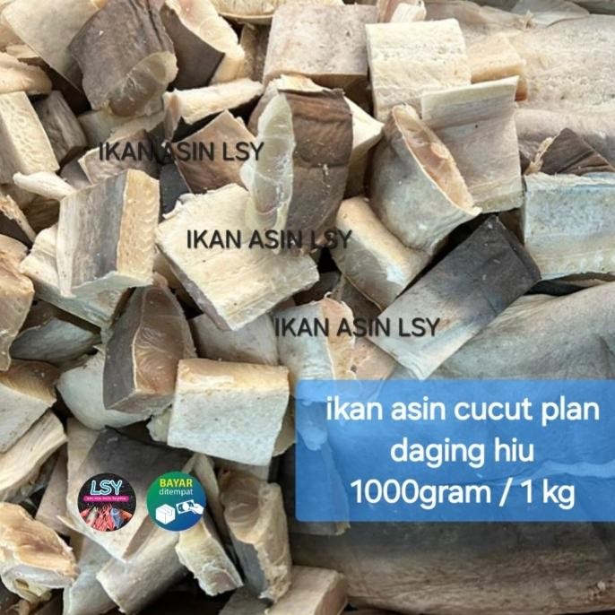 

ori - ikan asin cucut plan / daging hiu super 1000gram / 1 kg