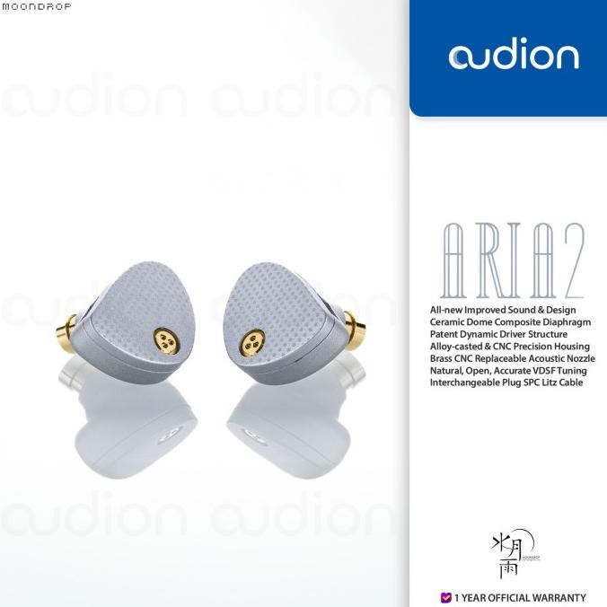 ori - moondrop aria 2/aria2 full-field hi-fi 2pin in-ear iem/earphone