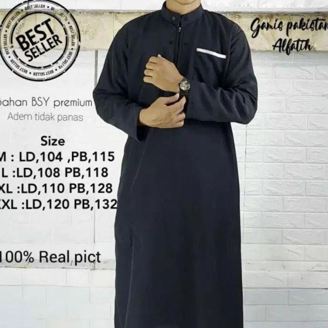 JUBAH MUSLIM PRIA - JUBAH MUSLIM PRIA DEWASA - GAMIS MUSLIM PRIA