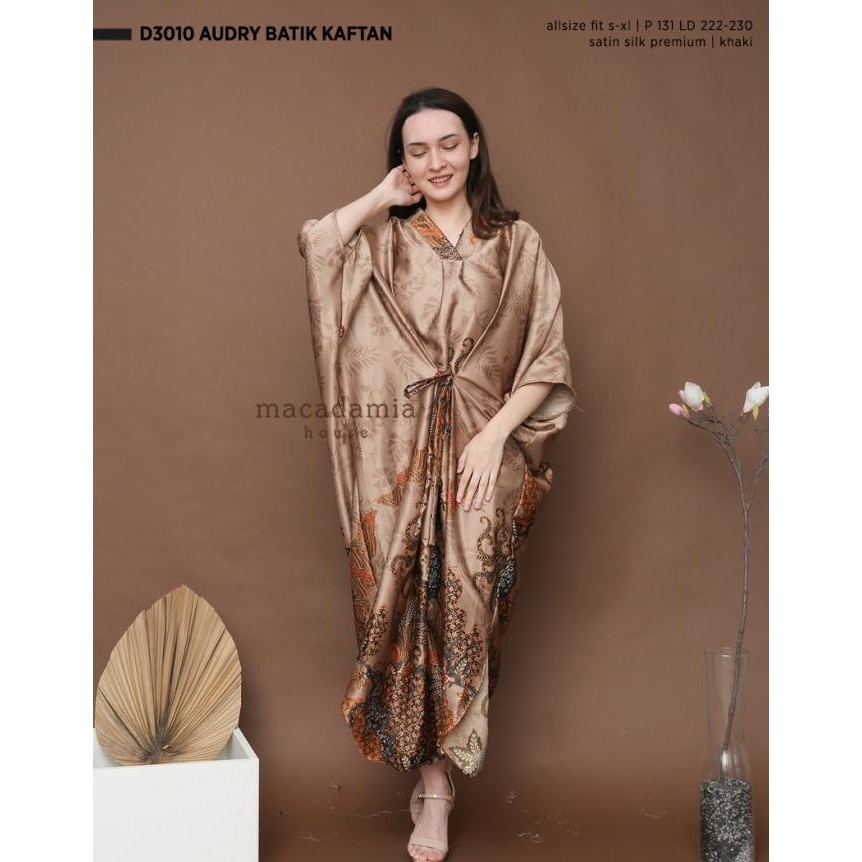 D3010 Audry Batik Kaftan - Macadamia House Fashion Muslim Ramadhan