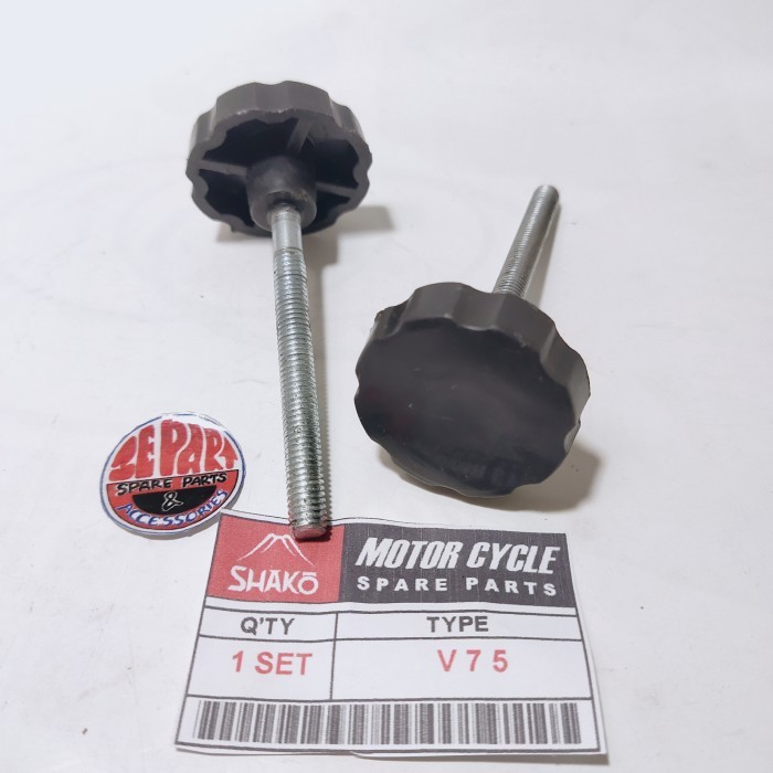 Baut Box Aki V75 V80 Set Baud Bok Tepong Accu Yamaha V75 Barang Langka