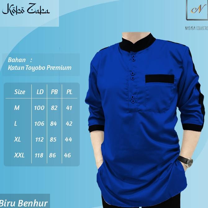 Koko Zaka / Baju Koko Pria / Baju Muslim Pria Original