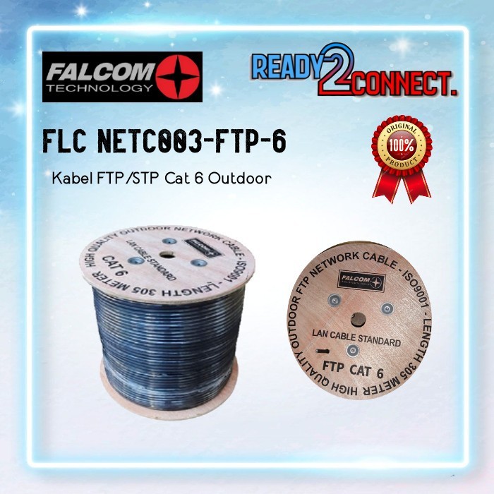 Falcom FLC NETC003-FTP-6 Kabel FTP/STP Cat 6 Outdoor