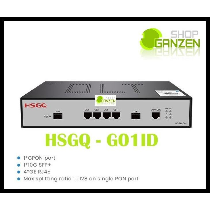 terbaru !!! hsgq-g01id new olt gpon 1 port pon uplink 10g ac/dc ready