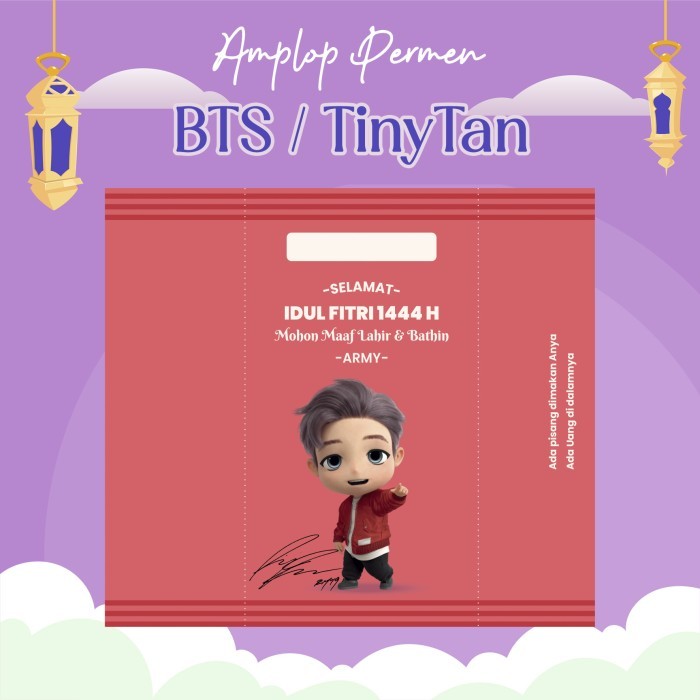 

HARGA PROMO AMPLOP LEBARAN PERMEN BTS / TINYTAN + TANDA TANGAN WRT8