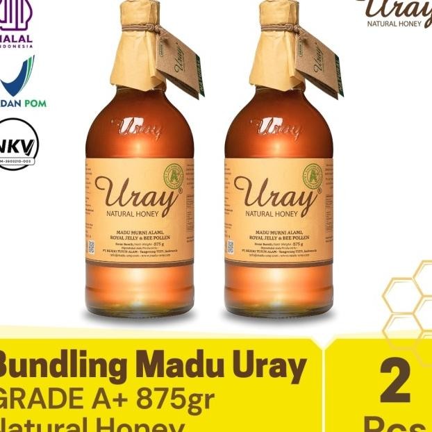 

Bundling 2 Pc Madu Uray Natural Honey 875Gr Madu Hutan Murni