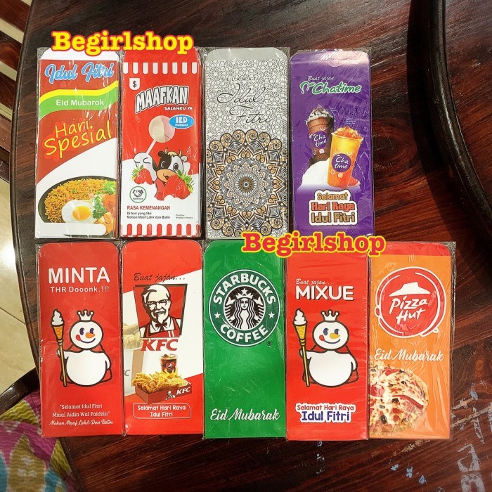 

NEW PRODUK AMPLOP LEBARAN MOTIF SNACK LUCU UNIK PANJANG (ISI 10PCS/PACK) - PART 4 DLC4