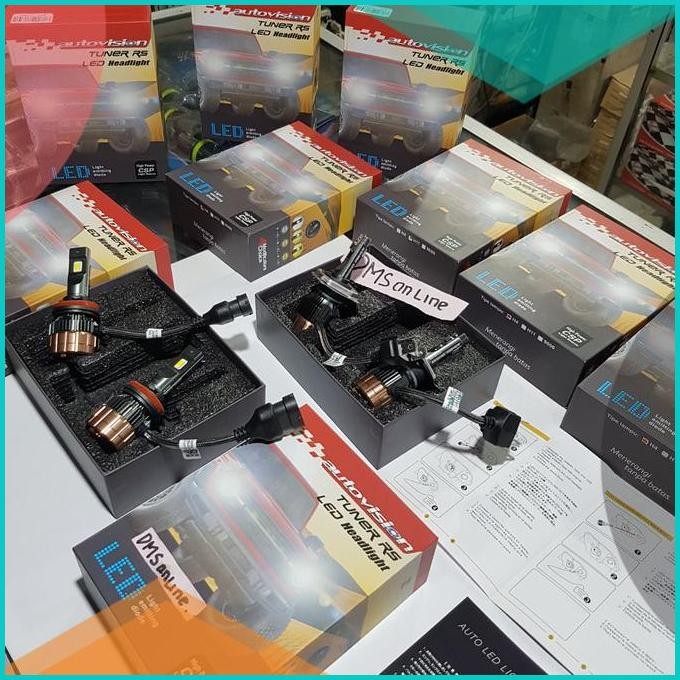 Led H11 Rs300 3 Warna Autovision, Led Fog Lamp Fortuner Innova Avanza