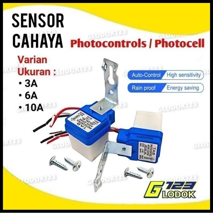 Promo Photocell Fotosel Sensor Cahaya Lampu Led Saklar Otomatis Siang Malam Good Quality