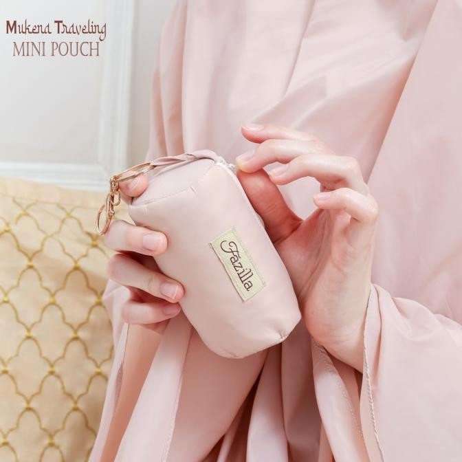 Fazilla Mukena Traveling Mini Pouch Terkecil Premium Parasut Korea