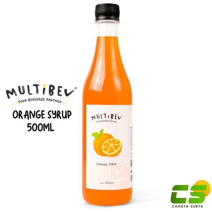 

Multibev Sirup / Syrup - Orange Syrup 500 ml (Sirup Jeruk)